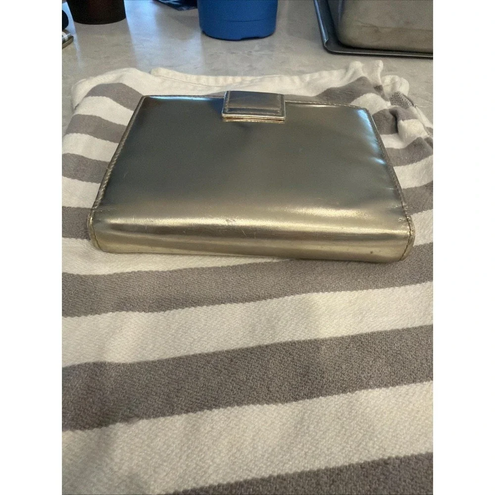 Gold Tone Gucci Wallet with Notebook No Pen. Authentic